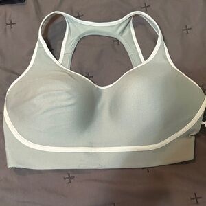 Under Armour Light Green Sports Bra with White Trim